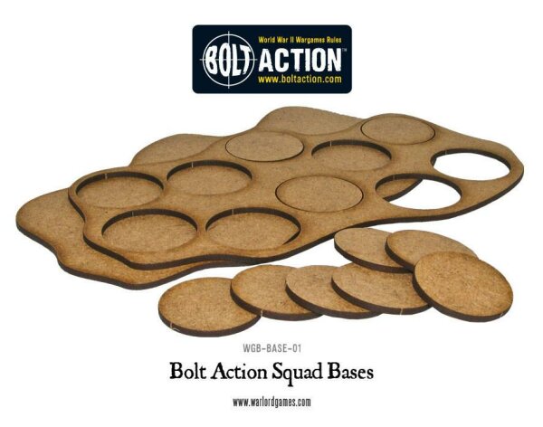 Bolt Action Squad Bases - Bolt Action Movement Tray (BAMT-10)