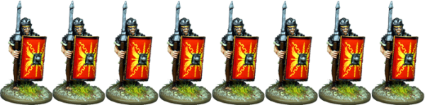 Legionaries: Segmented Armour, Advancing with Pilum