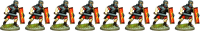 Legionaries – Segmented Armour, Advancing with Gladius