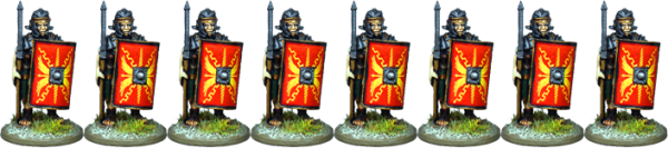 Legionaries - Segmented Armour, Standing with Pilum