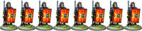 Legionaries - Segmented Armour, Standing with Pilum