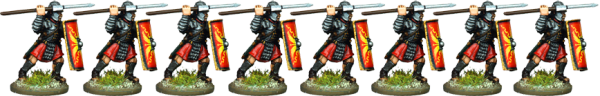Legionaries: Segmented Armour, Armoured Forearm, Throwing Pilum
