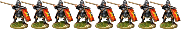 Legionaries – Scale Armour, Armoured Forearm, Ready with Pilum