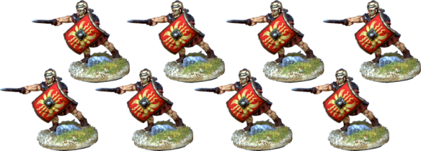 Legionaries: Segmented Armour, Thrusting with Gladius