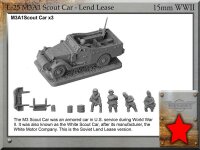 Lend/Lease M3A1 White Scout Car (x3)