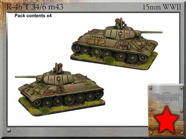 T-34/76 m43 (Fuel Tanks)(x3)