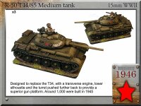 T-44/85 Medium Tank (x3)