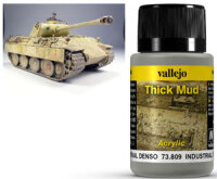 Vallejo Weathering Effects: Thick Mud – Industrial Mud(40ml)