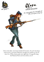 Clara; from the Union Infantry