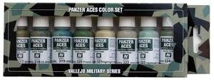 Vallejo Panzer Aces Set No3 (8 Farben) (British, U.S., French)
