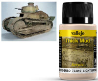 Vallejo Weathering Effects: Thick Mud – Light Brown Mud (40ml)