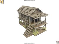 New Guinea Buildings: Far East Village Set (28mm)