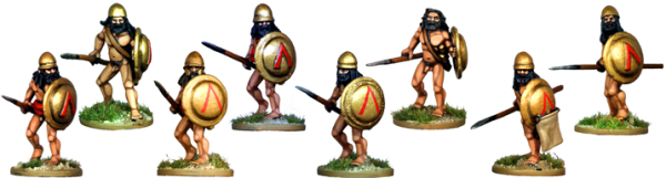 Naked Spartan Hoplites
