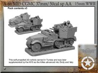 M15 CGMC 37mm/50cal sp AA (x3)