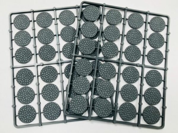 Renedra: 25mm Diameter Cobblestone Bases