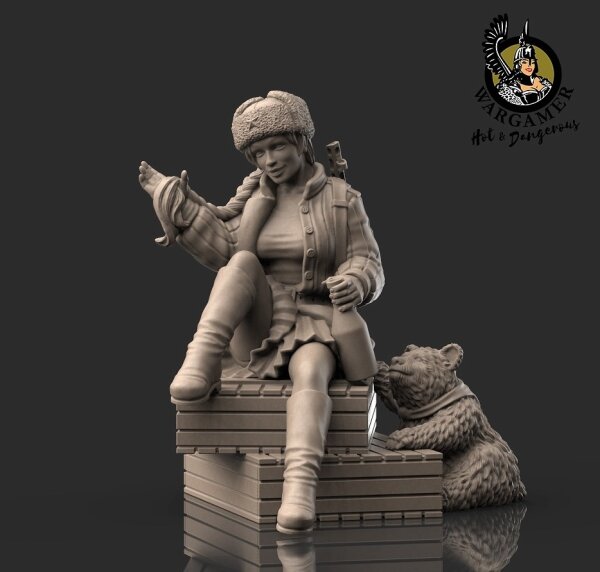 Marusha from the Red Army (54 mm)