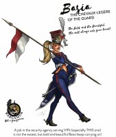 Basia, the Chevaux-legere of the Guard (54 mm)