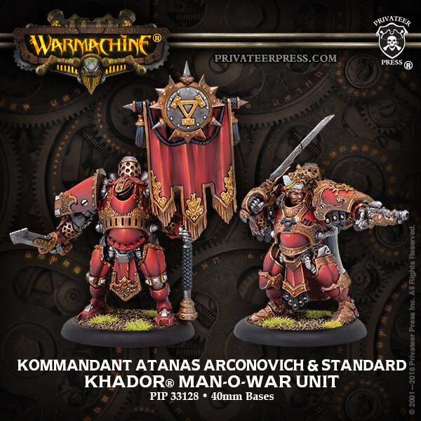 Khador: Kommandant Atanas Arconovich & Standard