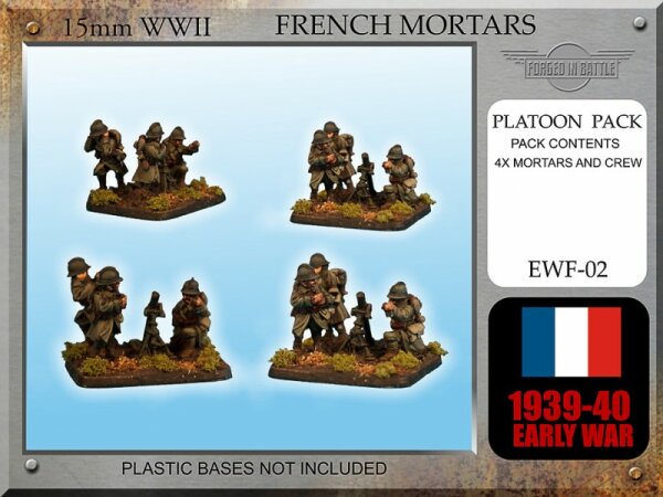 Early War French Brandt Mortar mle 27/31 Teams