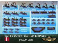 1/3000 Battle of Copenhagen Danish Fleet