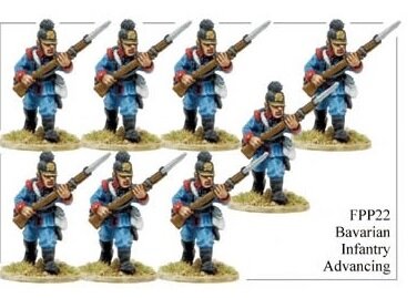 Bavarian Infantry Advancing