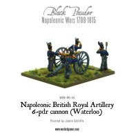 Napoleonic British Royal Artillery 6-pdr Cannon (Waterloo Campaign)