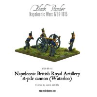 Napoleonic British Royal Artillery 6-pdr Cannon (Waterloo Campaign)