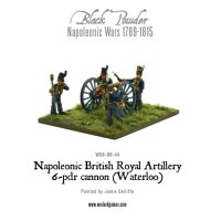 Napoleonic British Royal Artillery 6-pdr Cannon (Waterloo Campaign)