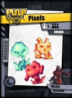 Pulp City Single Card – Pixels