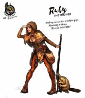 Ruby the Trapper (54 mm)
