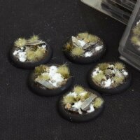 Winter Bases Round Lip 40mm (Gamers Grass) (x5)