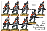 Late Line Infantry Centre Company Bayonet Attack