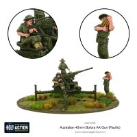 Australian 40mm Bofors AA Gun (Pacific) & Base