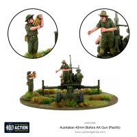 Australian 40mm Bofors AA Gun (Pacific) & Base