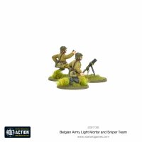 Belgian Army Light Mortar & Sniper Teams