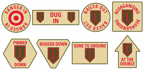 1st Infantry Division Token Set