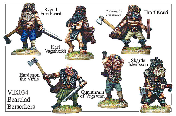 Viking Characters: Bearclad Berserkers
