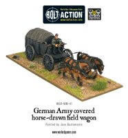 German Army Hf2 Horse-drawn Covered Field Wagon
