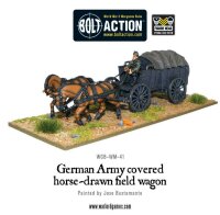 German Army Hf2 Horse-drawn Covered Field Wagon