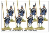 Landwehr Militia Pikemen Marching
