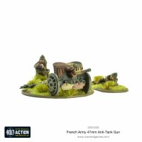 French Army 47mm Medium Anti-Tank Gun