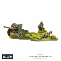 French Army 47mm Medium Anti-Tank Gun