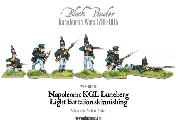 Napoleonic KGL Lüneburg Light Battalion Skirmishing