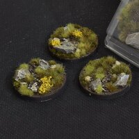 Highland Bases Round 50mm (Gamers Grass) (x3)