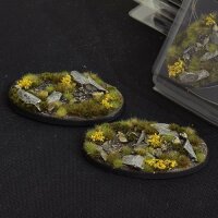 Highland Bases Oval 90mm (Gamers Grass) (x2)