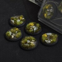 Highland Bases Round Lip 40mm (Gamers Grass) (x5)