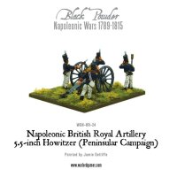 Napoleonic British Royal Artillery 5.5-inch Howitzer (Peninsular Campaign)