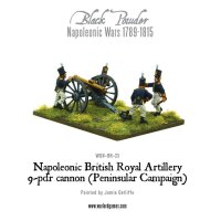 Napoleonic British Royal Artillery 9-pdr Cannon...