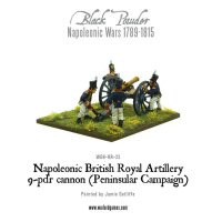 Napoleonic British Royal Artillery 9-pdr Cannon (Peninsular Campaign)