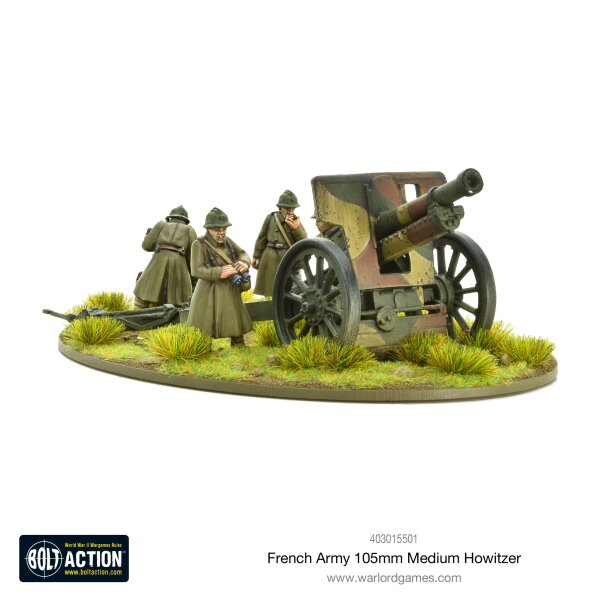 French Army 105mm Medium Howitzer & MDF Base